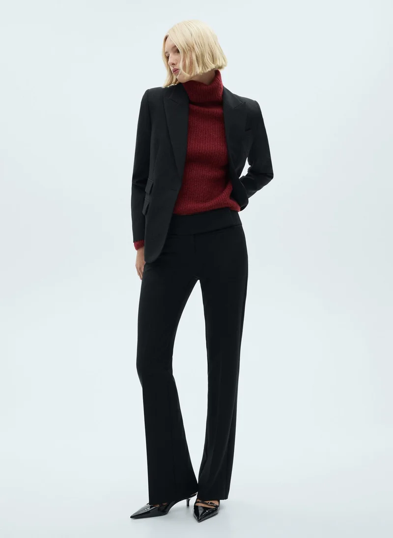 MANGO Turtleneck Knitted Sweater