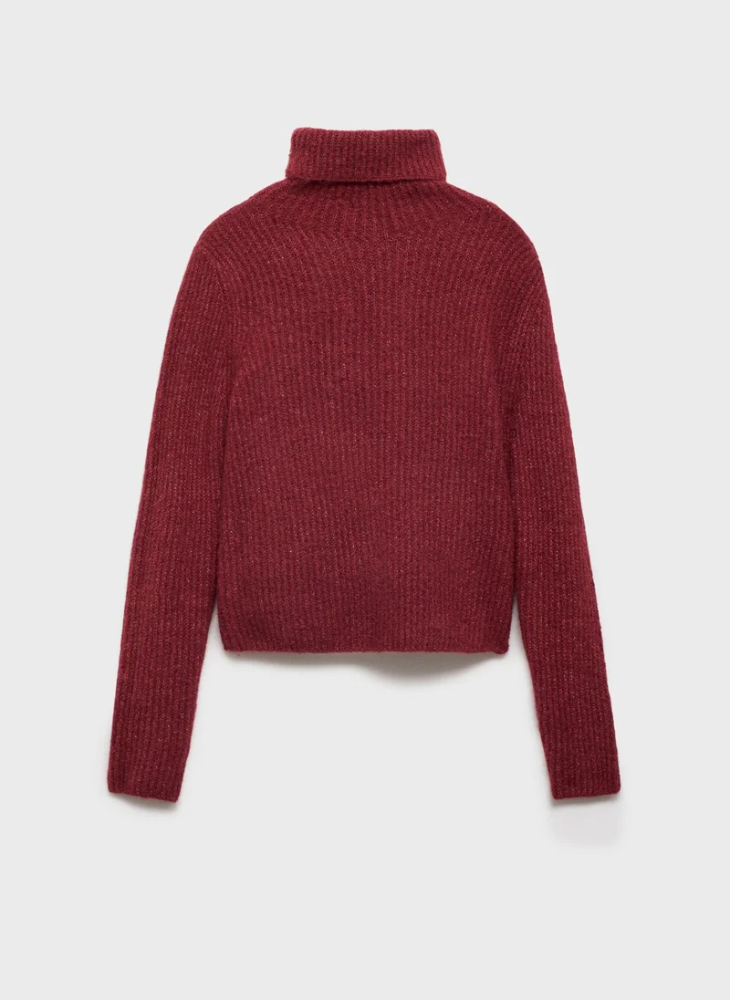 MANGO Turtleneck Knitted Sweater