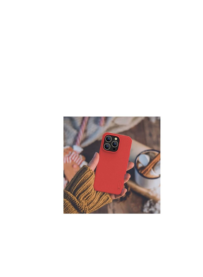 Nillkin Nillkin Super Frosted Shield Pro Apple iPhone14 Pro 6.1 2022-Red  - Image 4