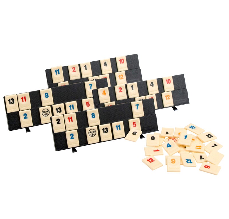 Pressman Rummikub in Travel Tin - The Original Rummy Tile Game, Blue (B07GLGBW9X) - Image 3