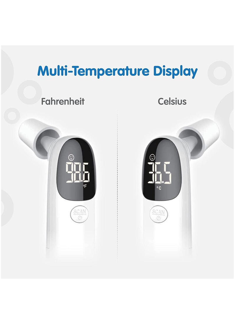Arabest Forehead Non-Contact Thermometer Infrared & Digital Thermometers for Adults, Kids, Babies & Infants Instantly Accurately Reads Temperature Slim Design, Easy to Read Large Display  - Image 2