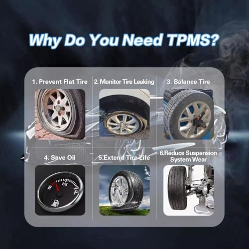 Prefer Warehouse 4-Pack TPMS Tire Pressure Sensors 433MHz | Compatible with Chevy Silverado HD, Compatible with GMC Sierra HD 2018–2020 | Replaces OEM 13528563 | Tire Pressure Monitoring System Sensor - Image 4