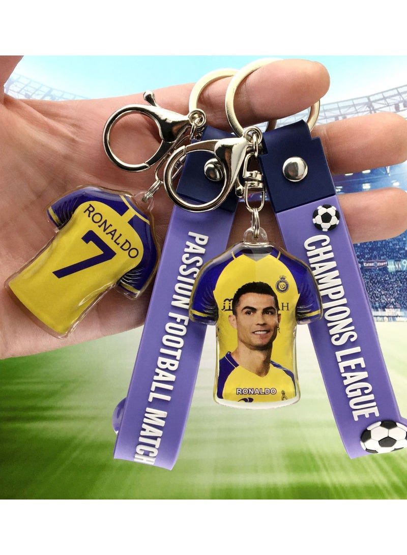 2024 Striker CR7 Keychain Blue And Purple