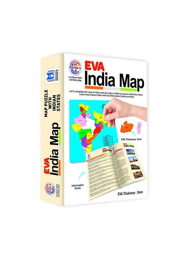 Ratna's Educational Jigsaw Puzzle Range for Kids (EVA India Map) - Image 4