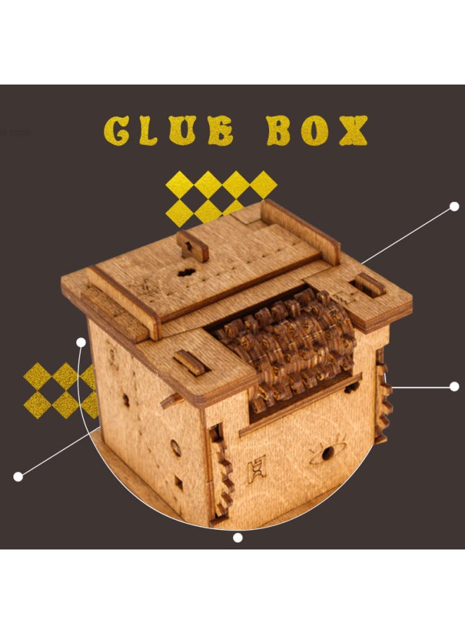 Chamber Of Secrets Escape Jigsaw PuzzlesLAZADA Affordable Delivery Wooden Puzzle Hot Sale-Color:David Jones Locker Black Walnut Diy - Image 3