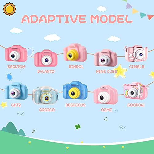 Yinke Kids Camera Case Compatible with Seckton/GKTZ/Desuccus/Rindol/Agoigo/VATENIC/LC-dolida/OZMI Travel Hard Carry Case, Fits Most Kids Camera Toy Gift - Image 2