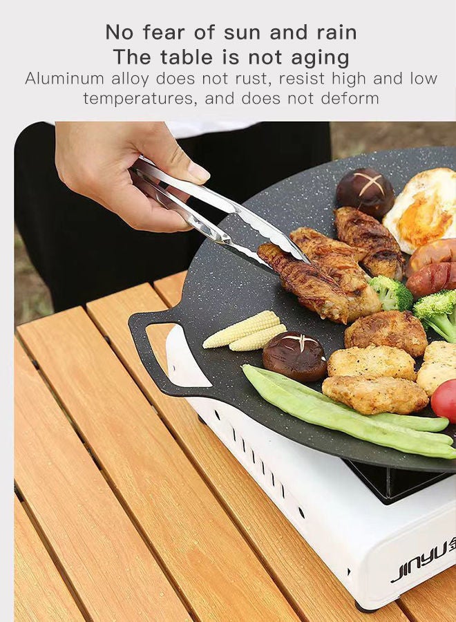 Sharpdo Outdoor Folding Camping Cart Wagon Handcart With Table Shopping Cart - Image 2