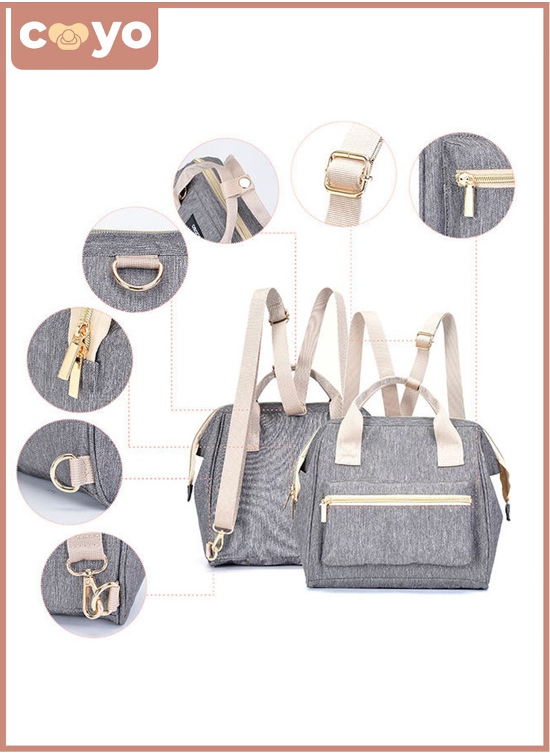 3-Piece Multi-function Baby Diaper Bag Set
