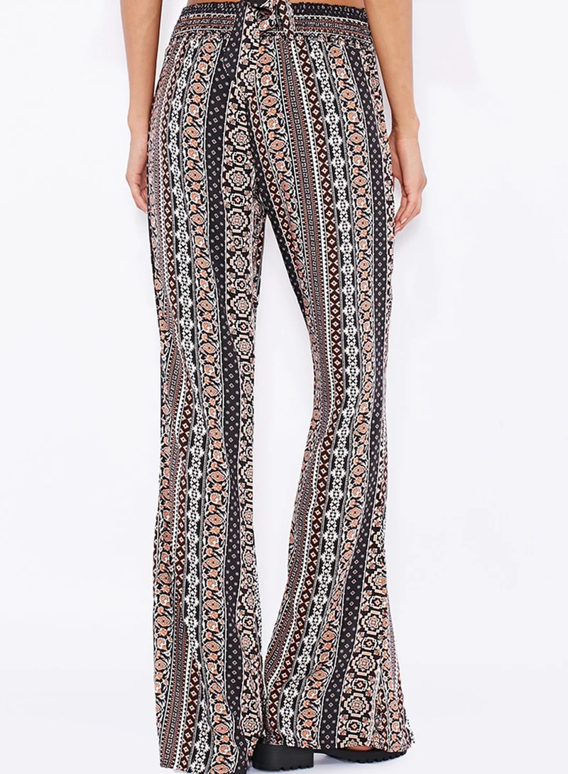 Miss Selfridge Aztec Kick Flare Pant