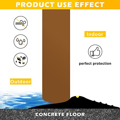 Papillon 16.5Ft Universal Garage Door Bottom Threshold Seal Strip with 20oz Glue Gel, Weatherproof Rubber DIY Weather Stripping Replacement - Black - Image 3