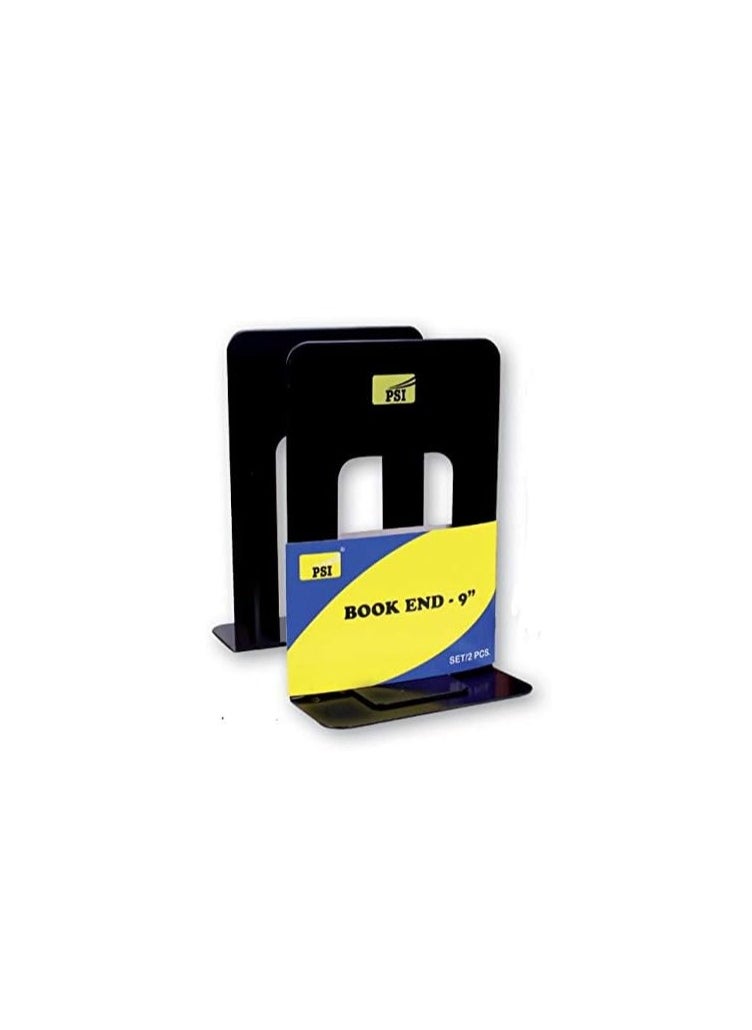 Psi Book End - 9" Metal Black  - Image 2