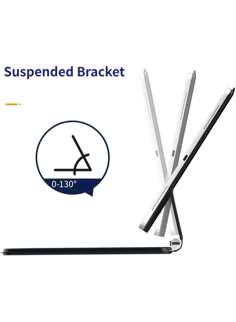 general Magic Smart Bluetooth Keyboard Case Compatible with iPad Air 13 Inch 2024 (Model number: A2903, A2904) with Trackpad RGB Backlit Keyboard - Image 2