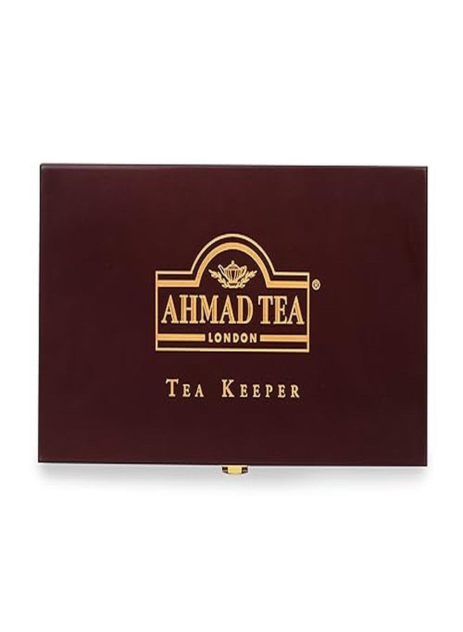 Ahmad Tea Keeper Wooden Box with 80-Count Assorted Tea Bags - Image 3