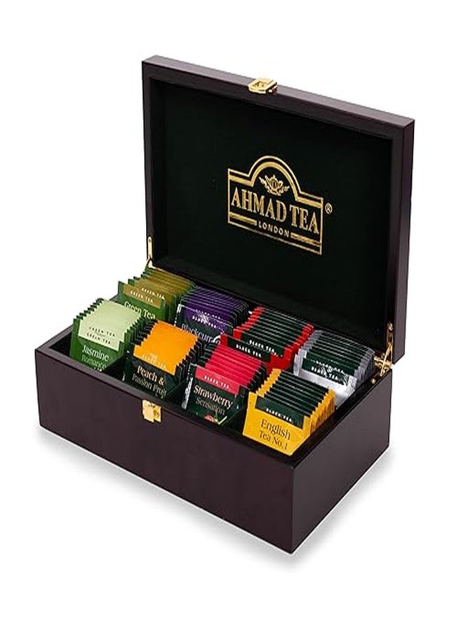 Ahmad Tea Keeper Wooden Box with 80-Count Assorted Tea Bags - Image 4