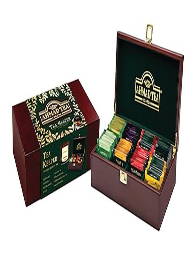 Ahmad Tea Keeper Wooden Box with 80-Count Assorted Tea Bags - Image 5