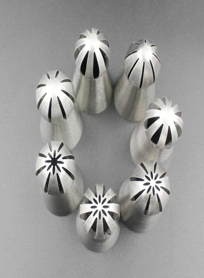 MASTER ROYAL BACKNCOOK TOOLS 7pcs Set Stainless Steel Sphere Ball Tips Russian Icing Piping Nozzles Tips Pastry Cake Fondant Cupcake Buttercream DIY Baking Tools | MASTER ROYAL BACKNCOOK TOOLS | Amazing-Shop - Image 4