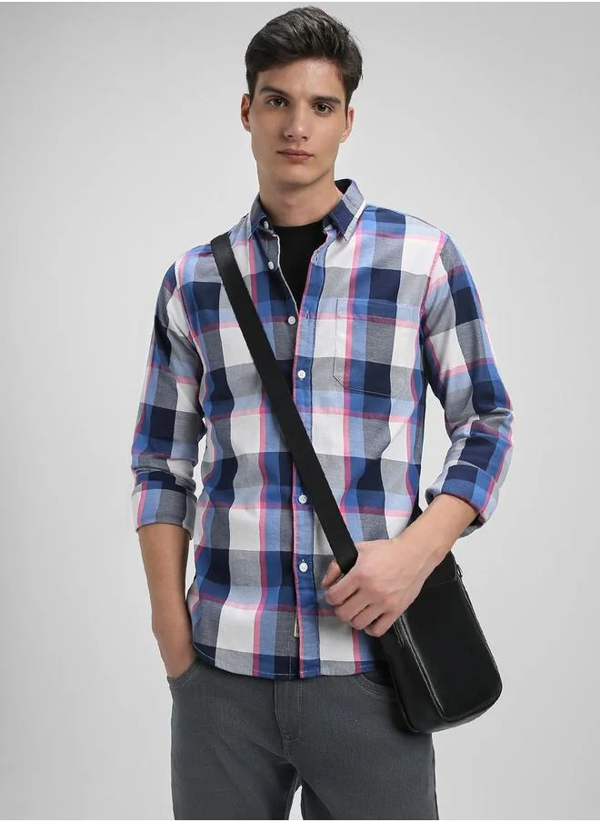 Dennis Lingo Checked Long Sleeves Casual Shirt by Styli