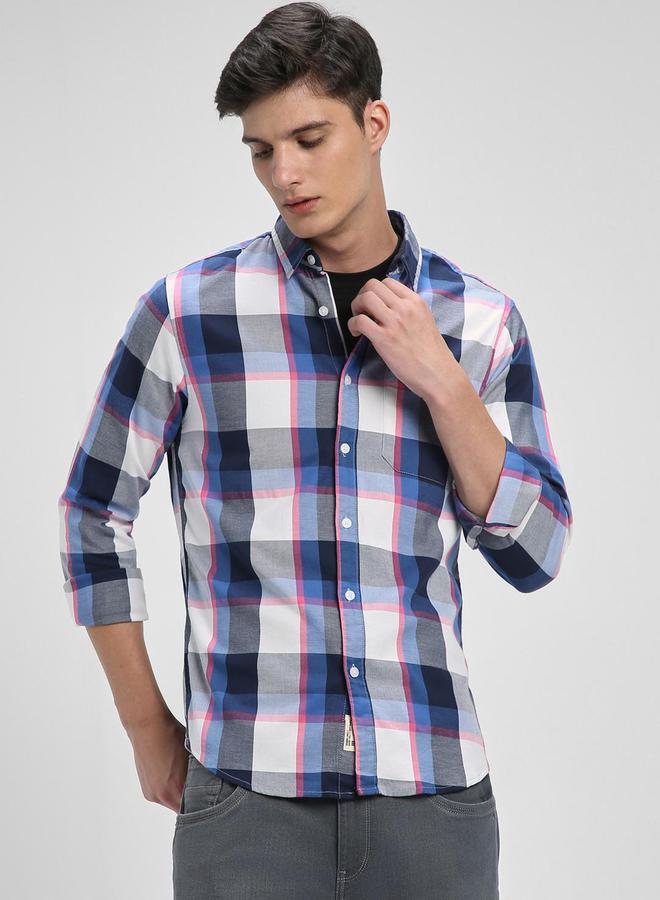 Dennis Lingo Dennis Lingo Checked Long Sleeves Casual Shirt  - Image 3