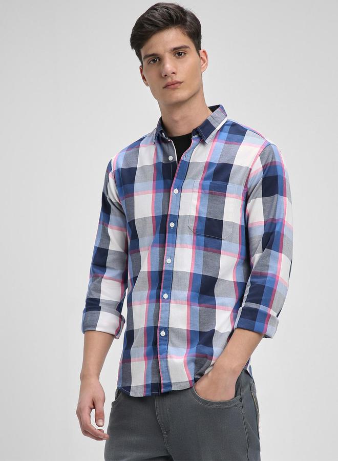 Dennis Lingo Dennis Lingo Checked Long Sleeves Casual Shirt  - Image 4