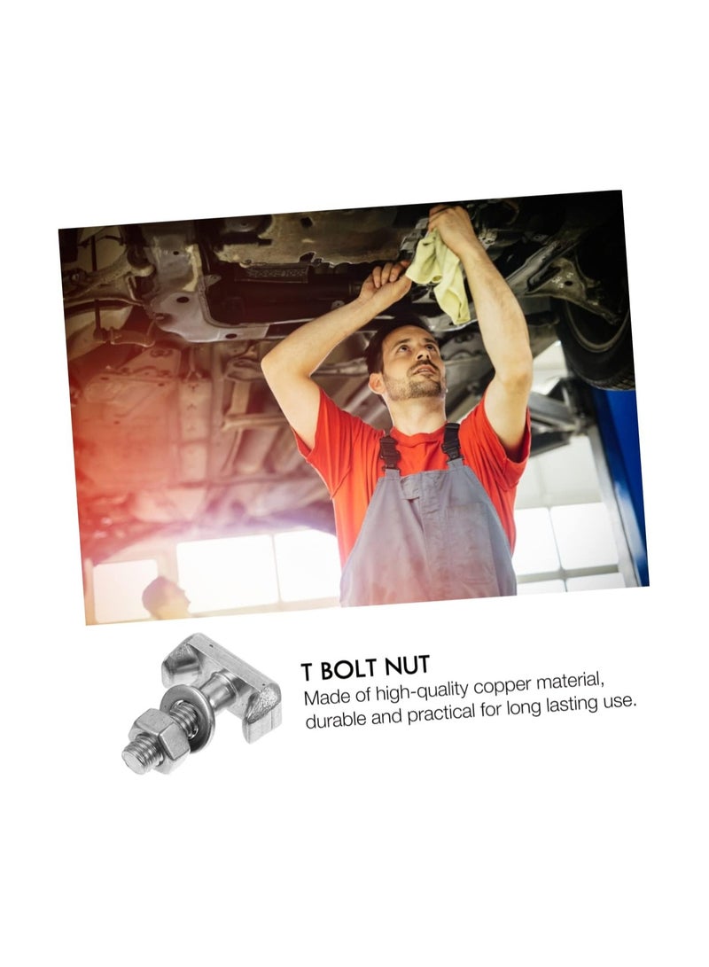 KASTWAVE T Bolt Battery Terminal Nuts, Car Battery Cable Extender Replacement Battery Terminal T Bolt for 64740 GM 19116852, VW 6x0-915-138, BMW 61128373946 (8 Pcs) - Image 5