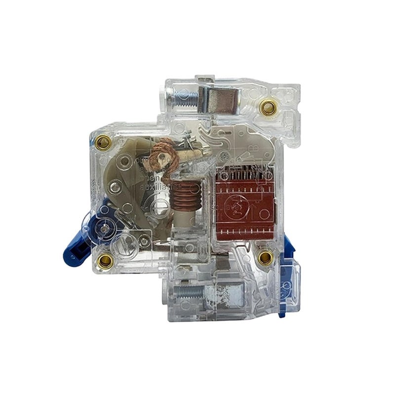 Circuit Breaker, .DZ47-63 1P 2P 3P 4P 63a Transparent Shell 6Ka MCB air Single Pole Switch Low Voltage(20a,2P) - Image 3