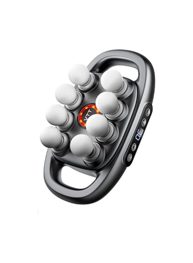 Generic Deep tissue massage gun with 8 massage heads, an electric massage tool suitable for legs, arms, waist, back and buttocks, can be used for relaxation, recovery and massage, suitable for women, men, mothers and fathers as a professional massager. (Chinese packaging)  - Image 1