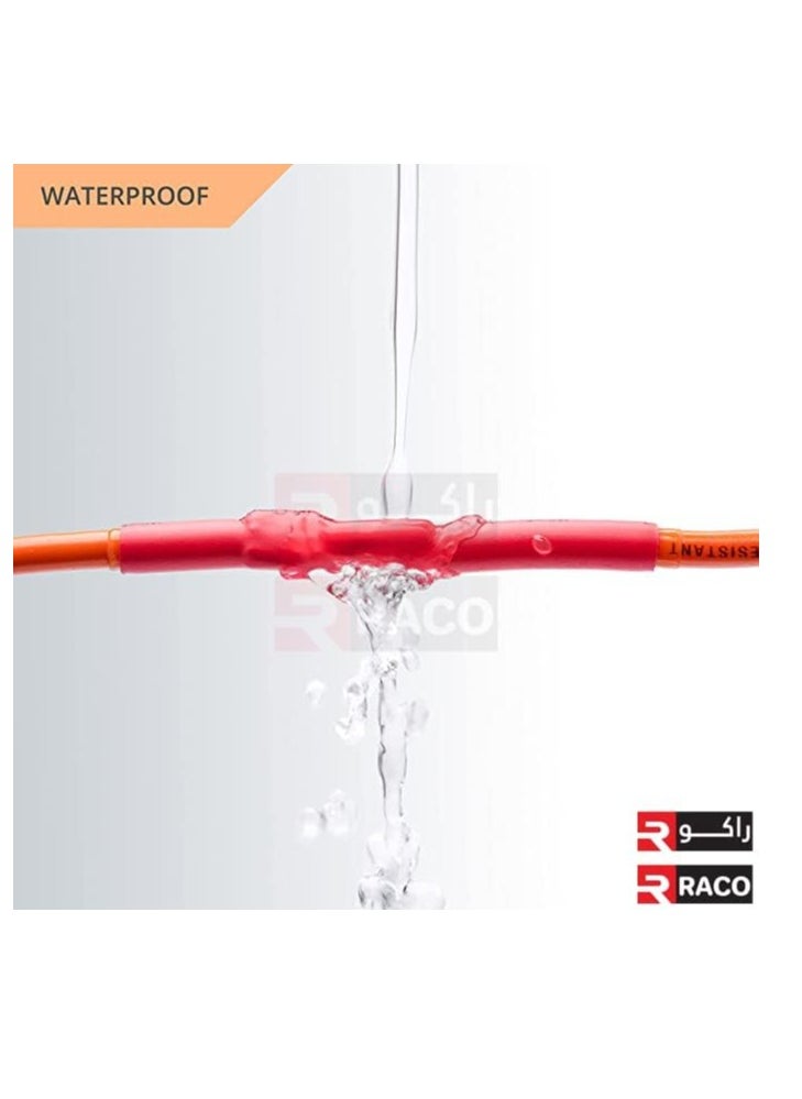 RACO For wrapped cable wires, one meter of red heat-shrink tube insulation..  - Image 4