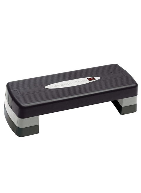 منصة خطوات اللياقة البدنية ذات الارتفاع القابل للتعديل من Aerobic Stepper Extra لتمارين القلب والقوة وفقدان الوزن - سطح غير قابل للانزلاق للتدريبات المنزلية وفي صالة الألعاب الرياضية