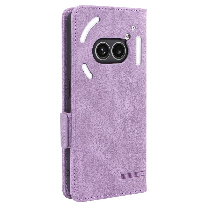 HuHa Case Cover For Nothing Phone 2a Magnetic Clasp Leather Phone Case(Purple) - Image 3