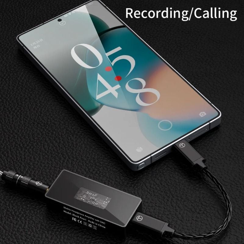 TRN Black Pearl Portable Hi-Fi Digital Audio Dac, 3.5mm + 4.4mm Output, Dual Cs43131 DAC Chip, PCM 384kHz, 32-Bit Dsd256 Headphone Amp - Image 5