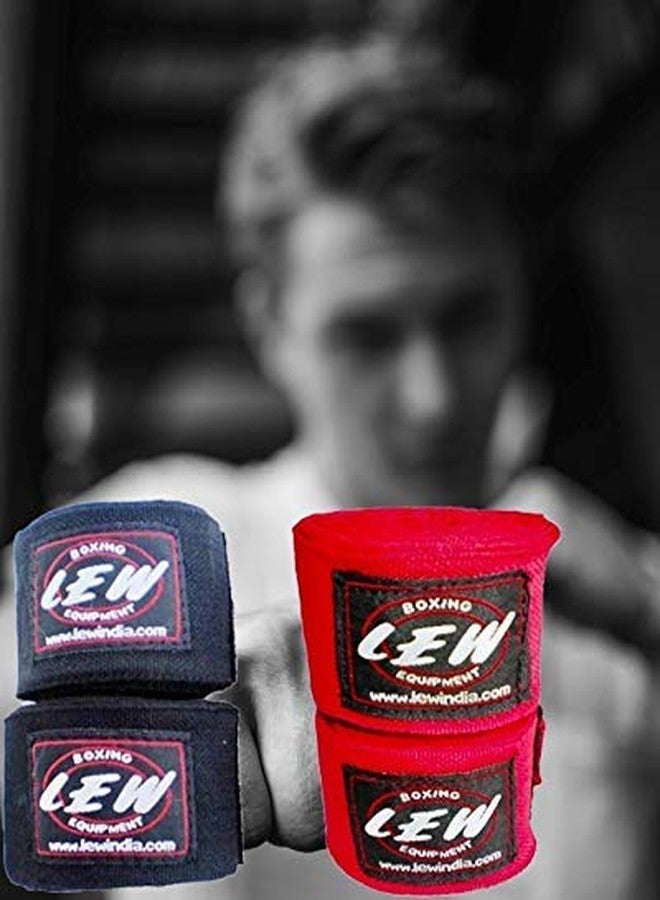 LEW Mexican Style Boxing Cotton Elastic Hand and Wrist Support Hand Wraps (Black, 108") - Image 5