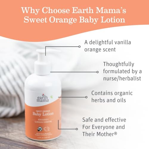 Earth Mama Angel Baby Angel Baby Lotion 8-Ounce Bottle - Image 5
