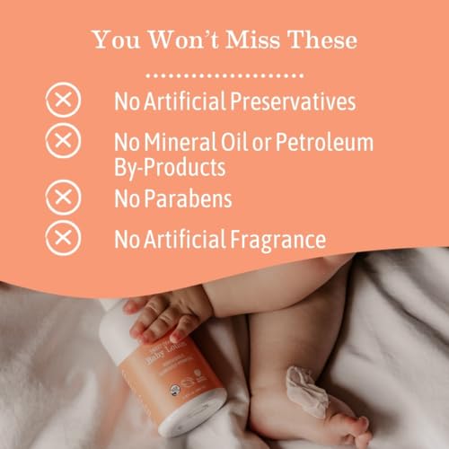 Earth Mama Angel Baby Angel Baby Lotion 8-Ounce Bottle - Image 3