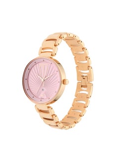 fastrack Ruffles Analog Pink Dial Women's Watch-6216WM01  - Image 3