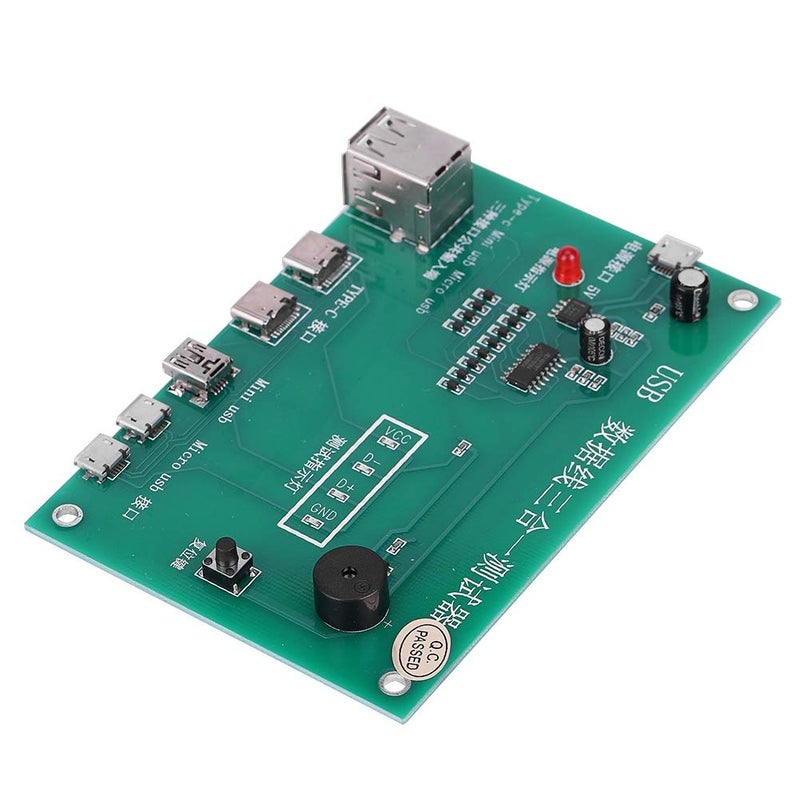 klarako USB Cable Triad Tester, 3-in-1 Data Wire Test Fixture Precise Type-C/Mini USB/Micro-USB USB Cable Triad Tester for Testing Research - Image 3