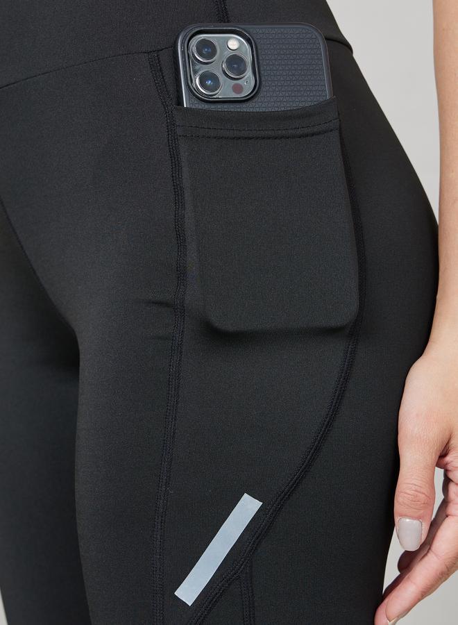 ستايلي اكتيف ليقنز رياضي بتداخلات شبكية - Image 3