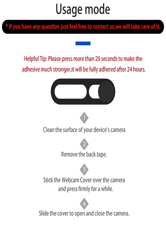 EYSOFT غطاء كاميرا ويب EYSOFT، غطاء كاميرا أمامية متوافق مع الهاتف 16/16 بلس/16 برو/16 برو ماكس/15/15 بلس/15 برو/15 برو ماكس/14 برو/14 برو ماكس، يحمي الخصوصية والأمان، لا يؤثر على Face ID، عبوة 2 - أسود - Image 2