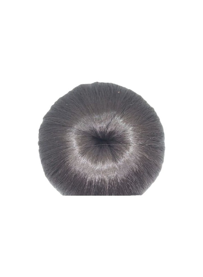 كعكة الشعرالمضفرة للفتيات والنساء باللون المميز (بني غامق)  بعد درجات الاسود الأنيق - Image 2