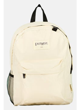 Eastwest Kids Boy Brand Logo Backpack 42 H x 33 L x 12 W Cm, Beige  - Image 1