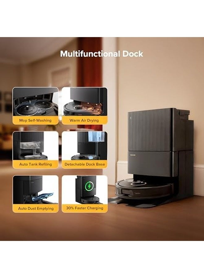 roborock Qrevo 5AE Robot Vacuum & Mop | 12,000Pa Suction, Auto Mop Lifting, Self-Washing & Drying, Self-Emptying Dustbin, Dual Anti-Tangle Brushes, Obstacle Avoidance, App Control - Image 3