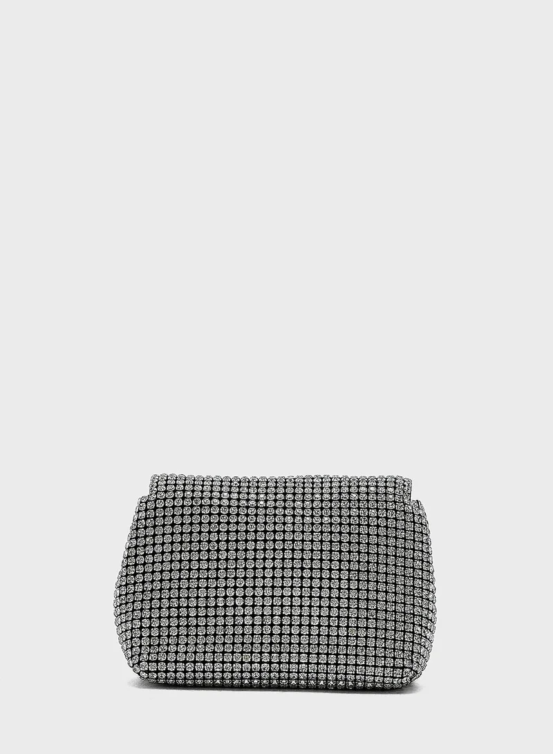 Ted Baker Gliters Crystal Mini Clutch Bag