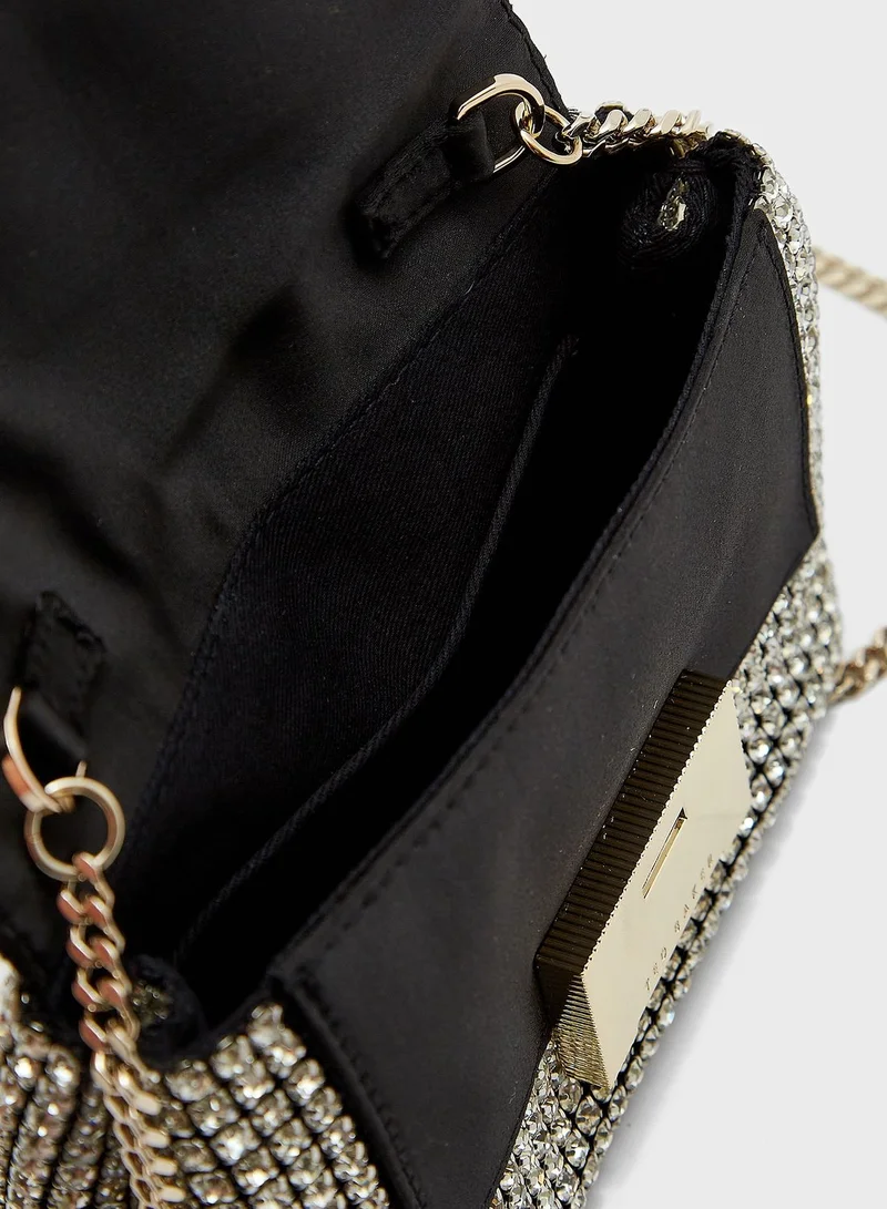 Ted Baker Gliters Crystal Mini Clutch Bag