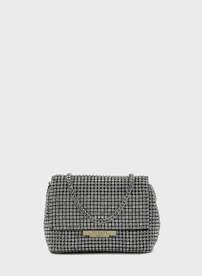 Ted Baker Gliters Crystal Mini Clutch Bag