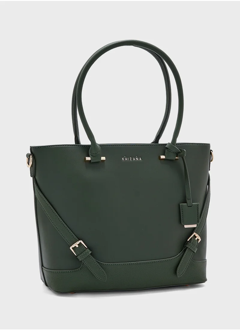 خزانة Tote Bag With Fob Detail