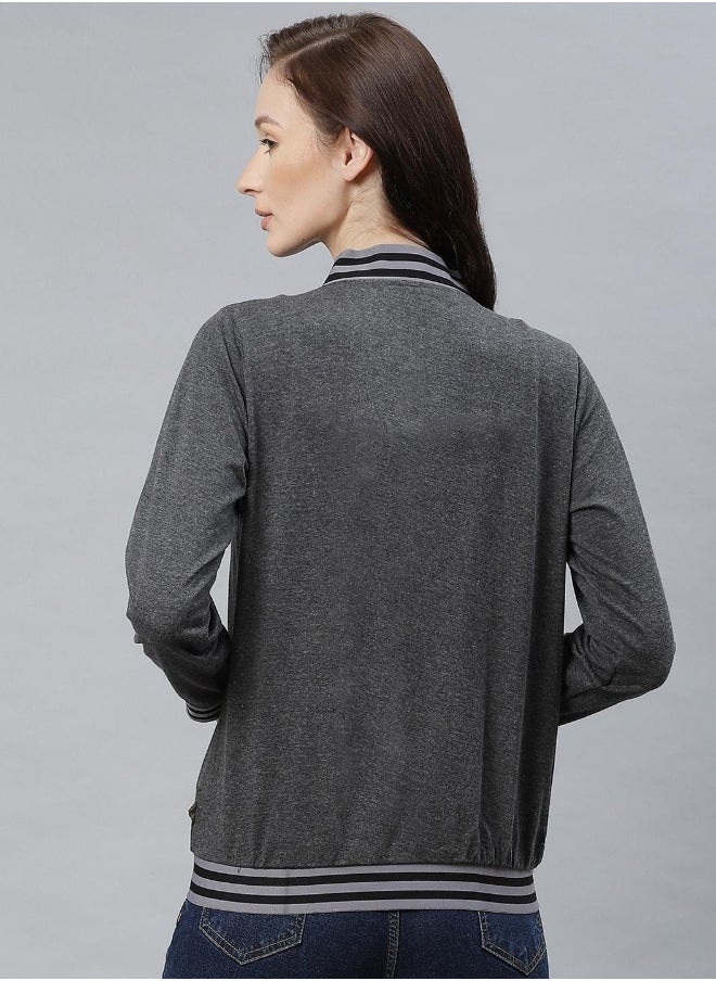 Hubberholme Charcoal Sweatshirt For Women  - Image 1
