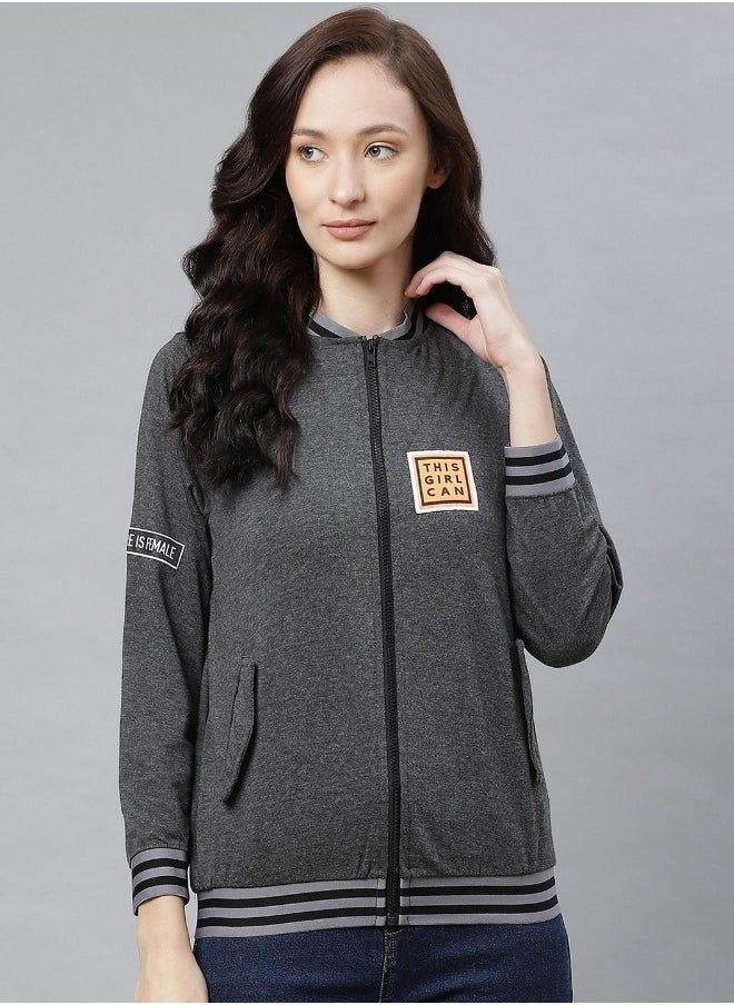 Hubberholme Charcoal Sweatshirt For Women  - Image 5