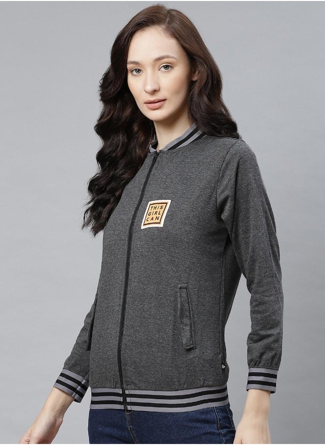 Hubberholme Charcoal Sweatshirt For Women  - Image 3