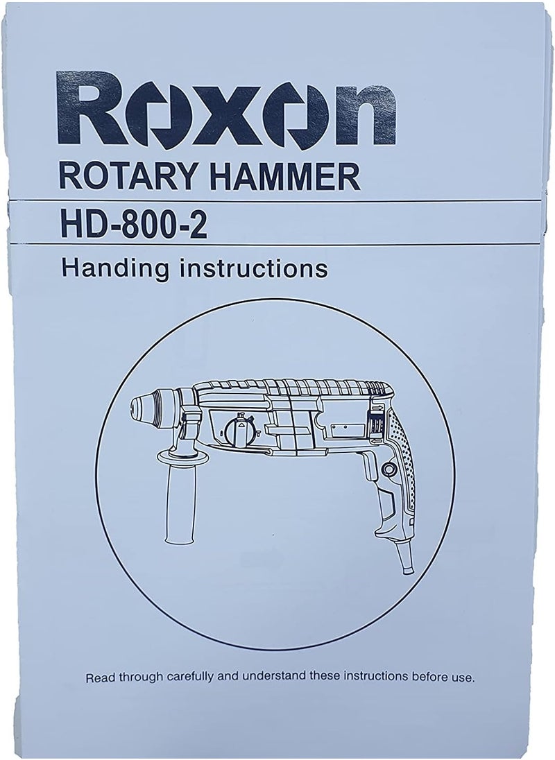 Roxon Hilti Drill 800 Watts with Head Adapter for Normal Dlades  - Image 5