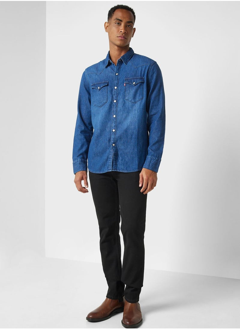 Levi's - Denim Washed Shirt - Image 1