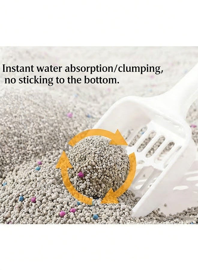 2 حزم نفايات القط التوفو - حبيبات كبيرة نفايات القط الطبيعية الخالية من الغبار ، نفايات القط المتجمعة عالية الفعالية والقابلة للتحلل الحيوي ، متجمعة بشكل وثيق غير لاصقة للشعر (12L - رائحة فحم الخيزران) - Image 4